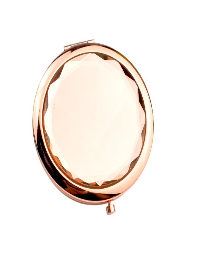 12 Pack Rose Gold Compact Mirror, 2-Sided 1x/2x Magnifying Portable Makeup Mirror, 7cm Pocket Folding Mirror for Bridesmaid Gifts, Wedding Favors, Travel, Purse - Image 3