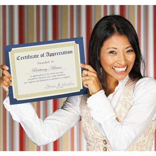 Great Papers! Gold Foil Channel Border Certificate, 8.5"x 11", 15 Count (963007) - Image 2