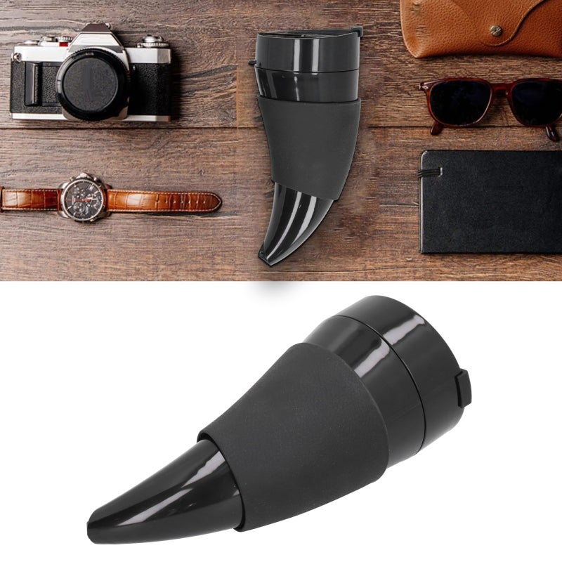 Goat Horn Mug: Black 230ml PP + Stainless Steel Liner - Safe Non-Toxic Exquisite Design Insulated Coffee Cup for Home Office Afternoon Tea Dessert Party Holiday Gifting - Image 5