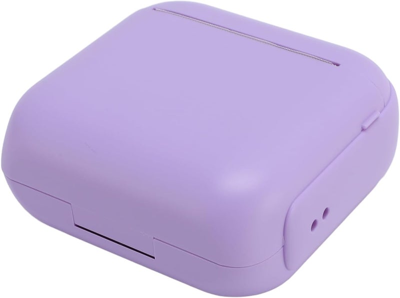 Dpofirs Printer, 203dpi Multi Purpose Wireless Tasche Printers Servant for School Shops (Purple) - Image 3