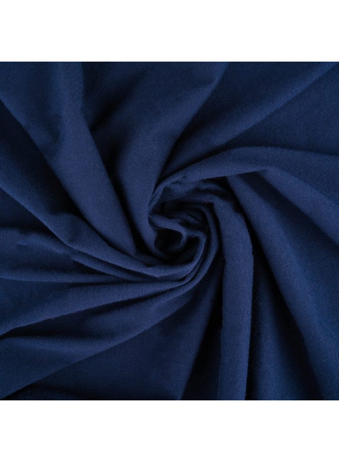 SHEETWORLD.COM Pack N Play Sheets Fitted 27 x 39, Compatible with Graco Pack N Play or Similar - 100% Jersey Cotton - Soft, Durable & Hypoallergenic, 2-Pack, Blue & Navy, by SheetWorld, Made in USA - Image 4