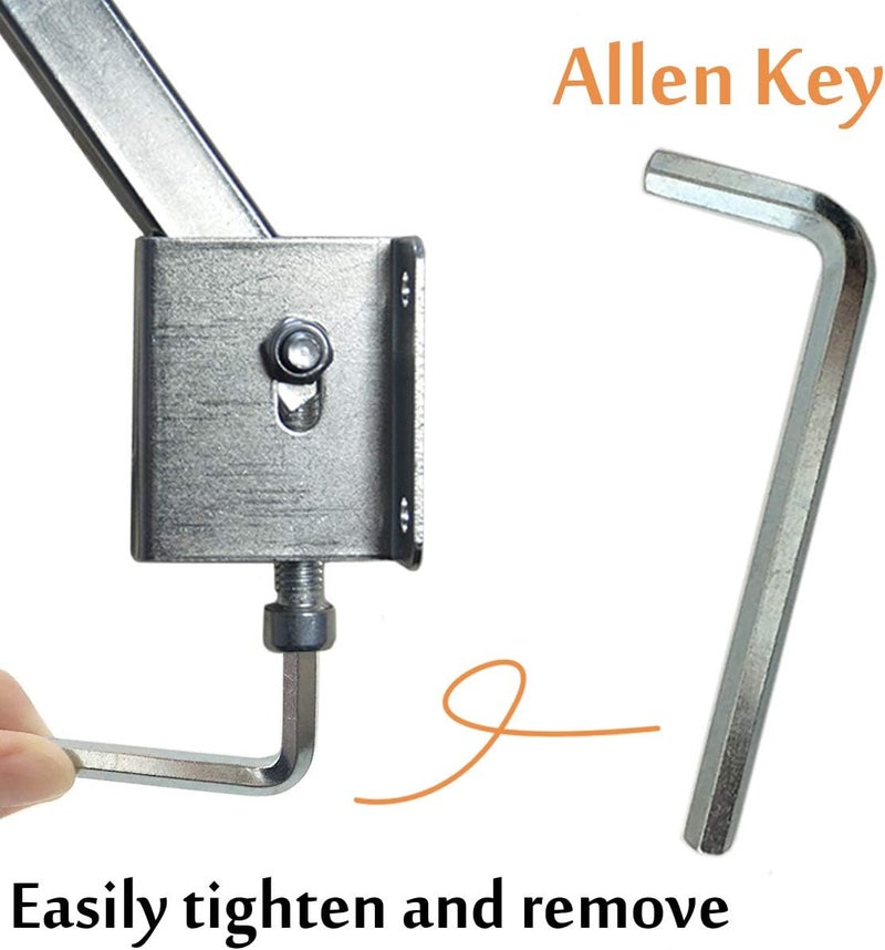 MY RUSTIC Undermount Sink Repair Kit, Brackets for Fallen Sink Support, Alloy Steel, Silver Gray, Undermount, 5 Count - Image 3