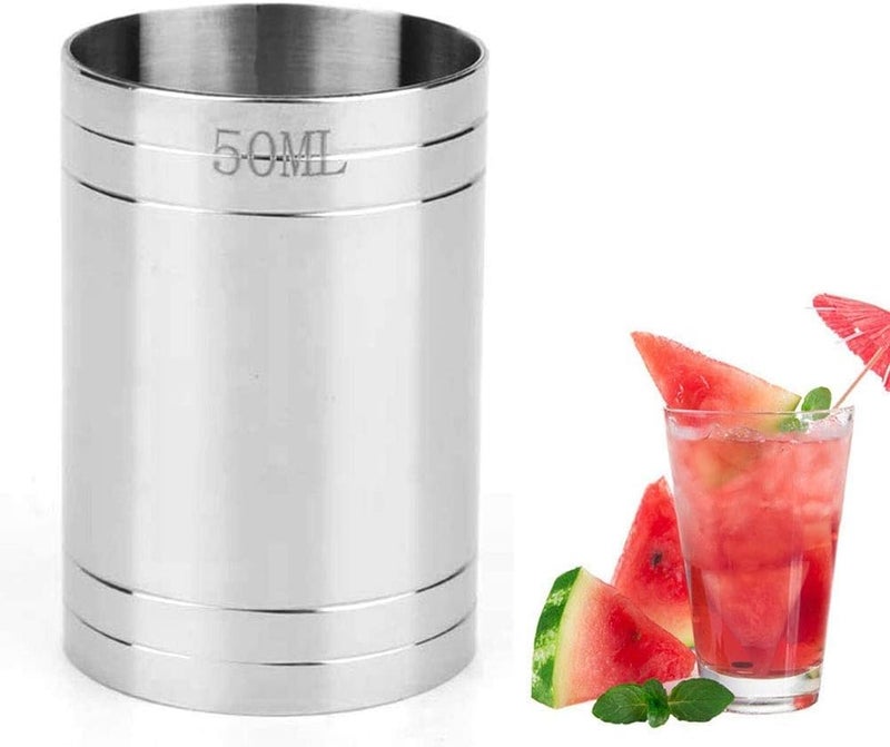 klarako Stainless Steel Thimble Bar Measures 3 Piece Bundle Set klarako CE Marked 25ml/35ml/50ml Spirit Measures - Image 5