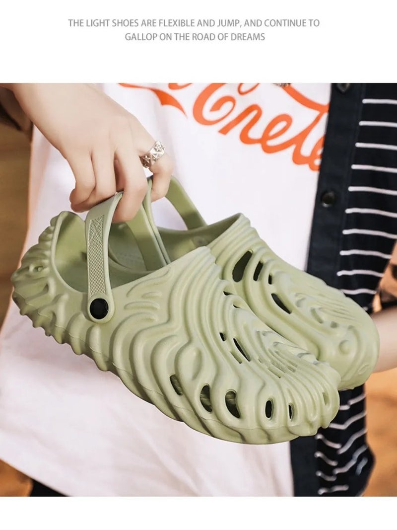 Men's Breathable Clogs Sandals, Dual-Wear Closed-Toe Slides, EVA Soft Sole Beach & Summer Casual Shoes, Lightweight Non-Slip Footwear for Men - Image 2