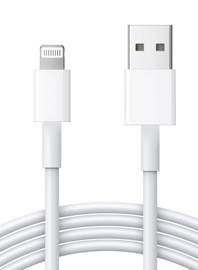JAJEEK iPhone Charger Cable 1M [MFi Certified] Lightning Cable – Fast Charging and Data Sync for iPhone 14/14 Pro/14 Plus/14 Pro Max, iPhone 13/12/11/XS, iPad Pro, and More – Durable 2.4A Lightning Cord for iOS Devices - Image 1