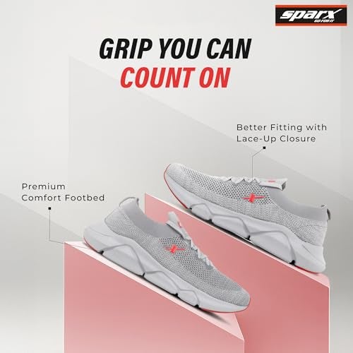SPARX Sports Shoe SM-680 Grey for Men - Image 5