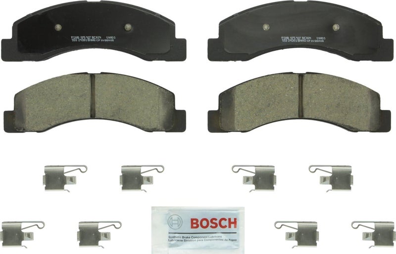 BOSCH BC824 QuietCast Premium Ceramic Disc Brake Pad Set for Ford Excursion, F-250 Super Duty, F-350 Super Duty - Front