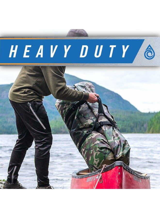 AquaQuest Aqua Quest White Water Duffel - 100% Waterproof 50L Bag - Lightweight, Durable, External Pockets - Gray - Image 3