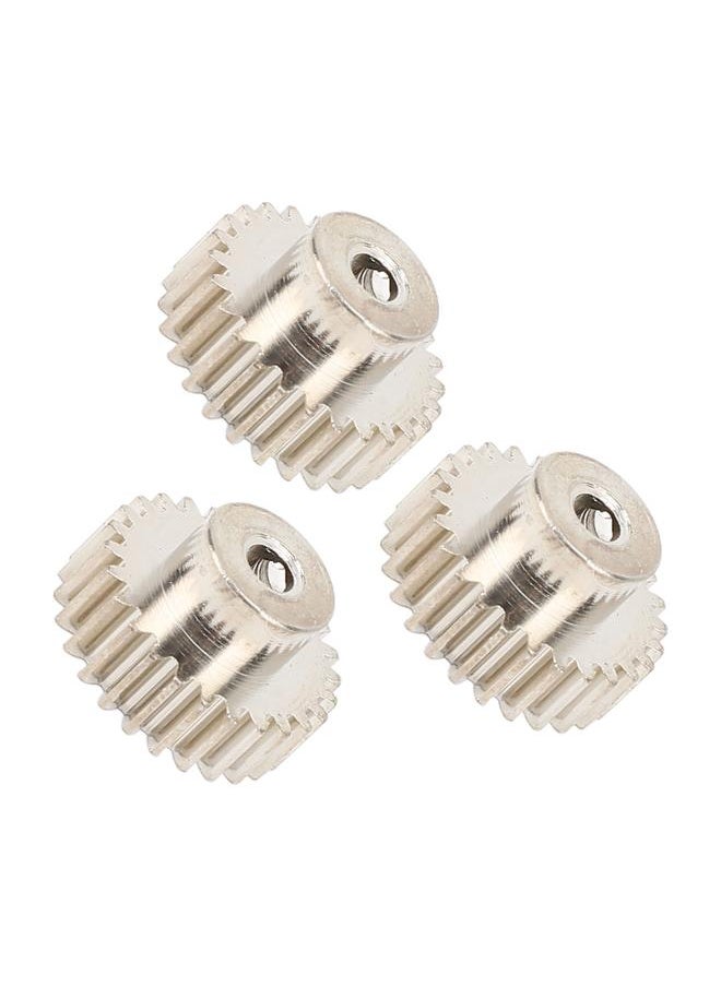 Thoraya 3PCS Metal Motor Gears with Set Screws M0.6 Module 3.175mm Hole Diameter Pinion Gear for 1/10 RC Car Truck 26T  - Image 5