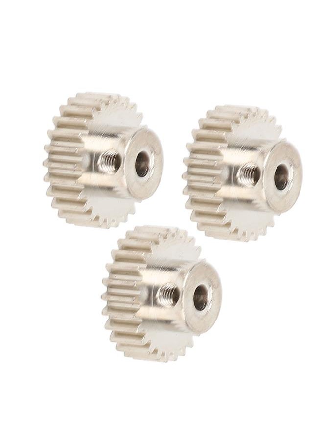 Thoraya 3PCS Metal Motor Gears with Set Screws M0.6 Module 3.175mm Hole Diameter Pinion Gear for 1/10 RC Car Truck 26T  - Image 4