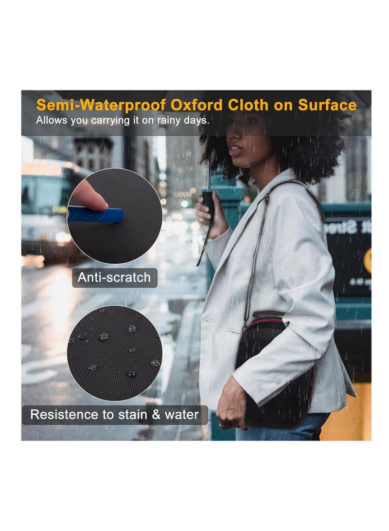 Carrying Case for Meta Quest 3 VR Headset  Gaming Console, Portable Case with Shoulder Belt, Waterproof Shockproof Storage Bag with Mesh Pocket for Meta Quest 3 Accessories - Image 5