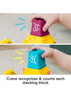 Fisher-Price Fisher-Price Count & Stack Crane Toy With Blocks  - Image 2