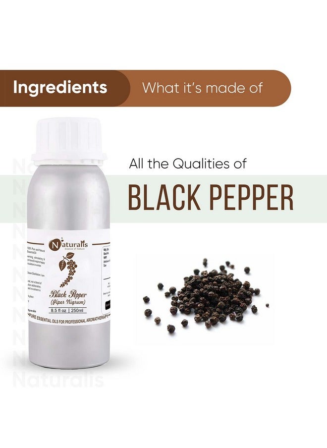 Naturalis Naturalis Essence of Nature Black Pepper Essential Oil for Hair, Skin, Massage & Aromatherapy - 250ml  - Image 2