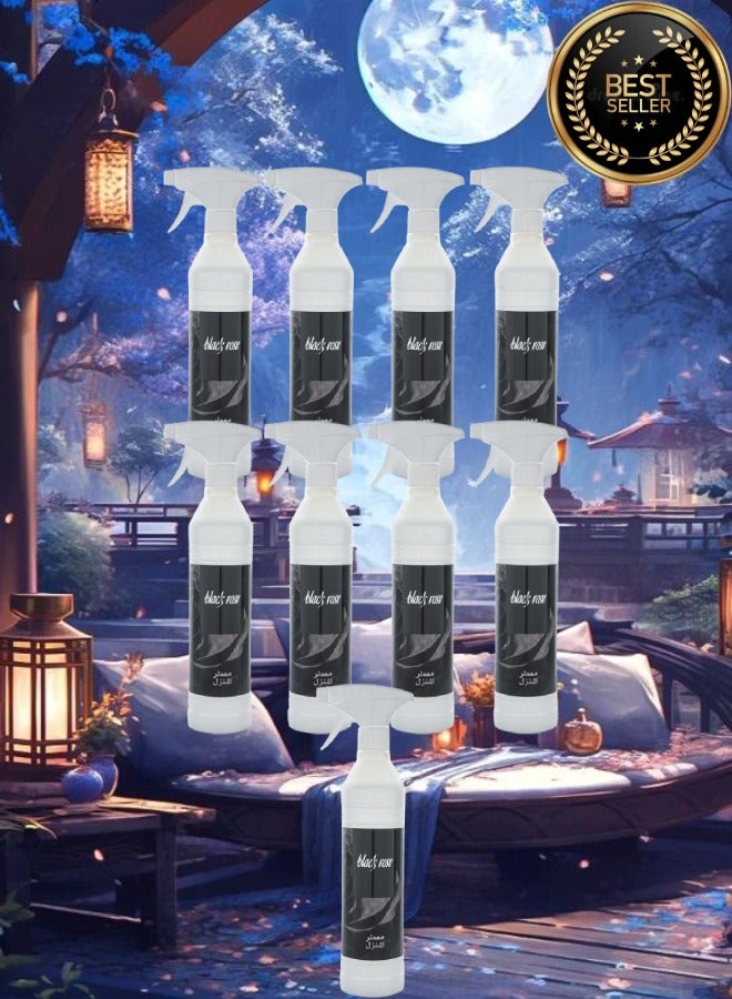 Banafa 9 Pieces Black Rose House Freshener - Image 1