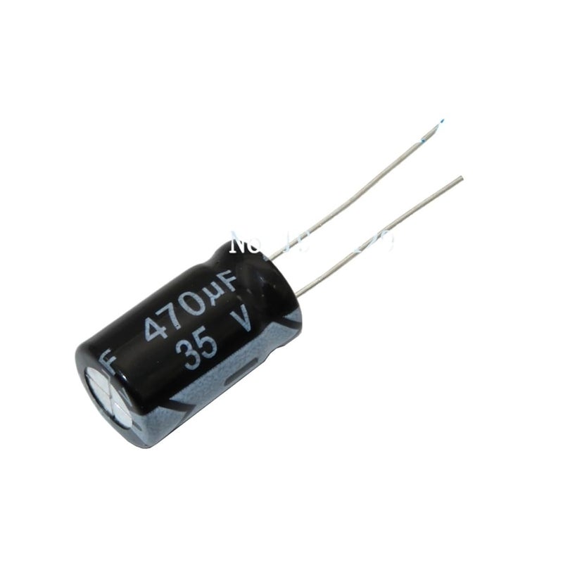 35V 470uF 10x17mm مكثف إلكتروليتي ألومنيوم 10 قطع DIP شعاعي - Image 1