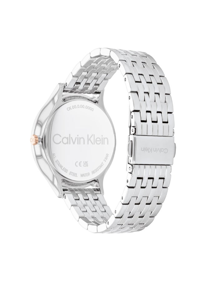 CALVIN KLEIN Round Analog Women's Blue Case Watch - 25100001 - Image 2