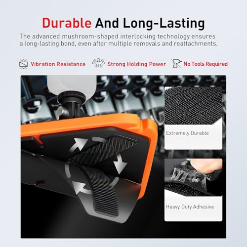 Ndcadhesive Dual Lock SJ3550 Made of 3M 1" x 2" 8 PCS Heavy Duty Reclosable Fastener Mounting Strips Self Mating Interlocking Hook for Indoor Outdoor Home Office Deco - Image 2