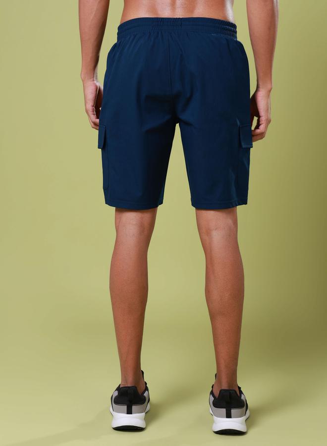 تكنوسبورت شورت رجالي تكنوسبورت بقصة ضيقة سادة مع تقنية فليكسي - Image 4