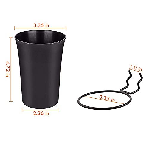 G.CORE 9 Pack Pegboard Cups with Hooks, Peg Board Hooks Assortment Organizer Accessory, Various Tools Storage Arrange System Kit, for Garage Craft Workshop Workbench Hobby Office - Image 2