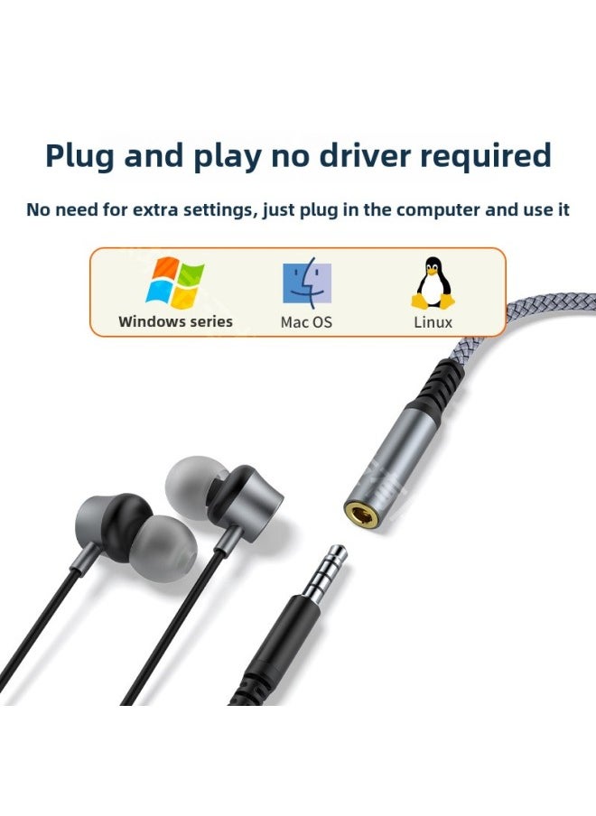 Generic - USB To 3.5mm Computer USB External Sound Card Digital Audio HIFI Adapter To Connect Sound Card Headphones-Color:KT0210 DAC 96k No Hole Blue-Length:15CM - Image 1