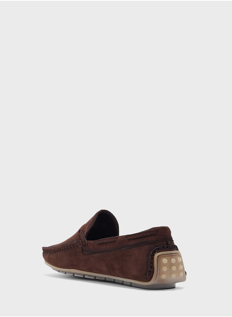 Robert Wood - Suede Loafers - Image 1