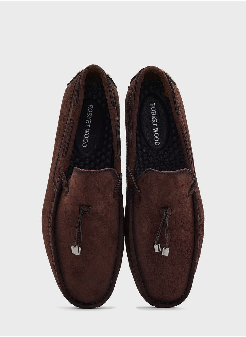 Robert Wood - Suede Loafers - Image 1