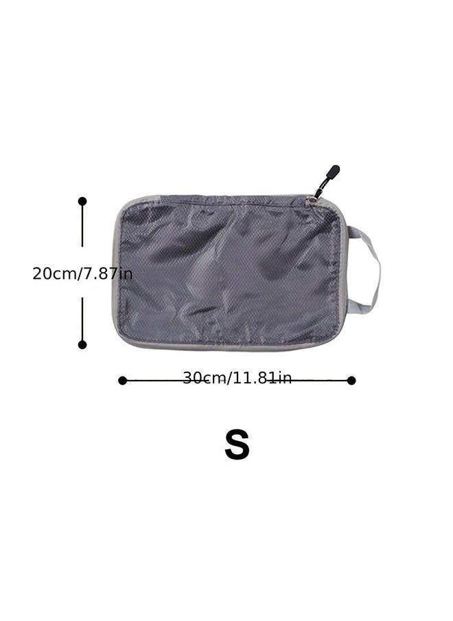 Generic - 3-pcs Foldable portable travel storage bag with zippers, waterproof clothing storage bag, dustproof clothing storage bag, classification bag - Image 1