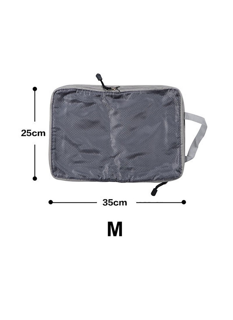 Generic - 3-pcs Foldable portable travel storage bag with zippers, waterproof clothing storage bag, dustproof clothing storage bag, classification bag - Image 1