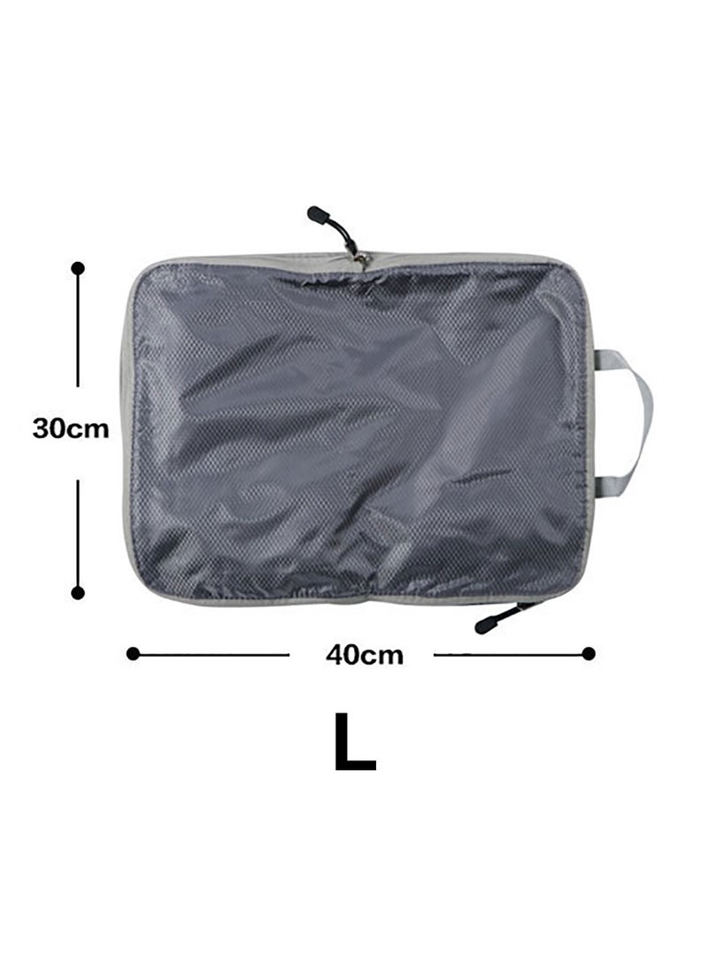 Generic - 3-pcs Foldable portable travel storage bag with zippers, waterproof clothing storage bag, dustproof clothing storage bag, classification bag - Image 1