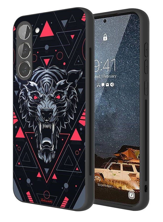 Tolwak Samsung Galaxy S23 5G Protective Case Cover Scrolling Wolf - Image 1