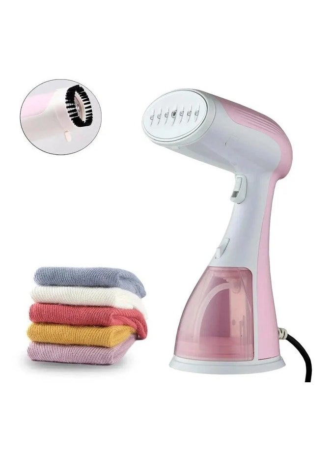 Denx Mini Handheld Garment Steamer 1500.0W Cu-142 Pink/Orange - Image 2