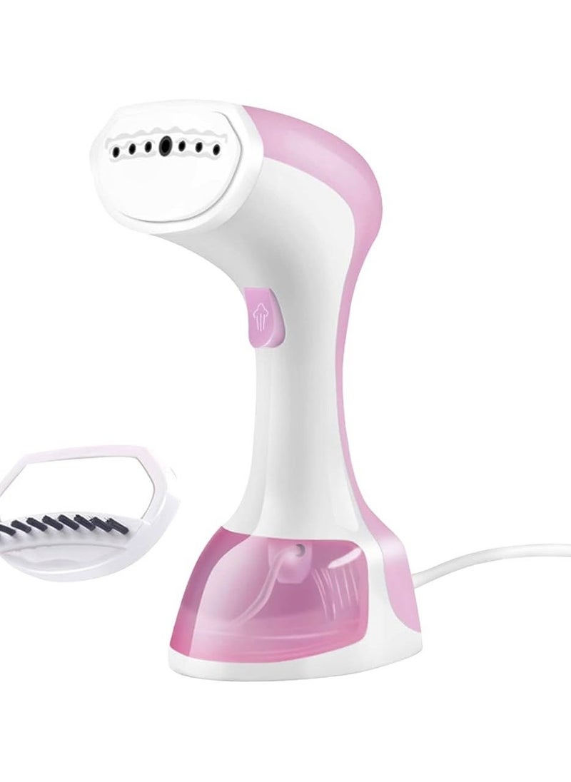 Denx Mini Handheld Garment Steamer 1500.0W Cu-142 Pink/Orange - Image 3