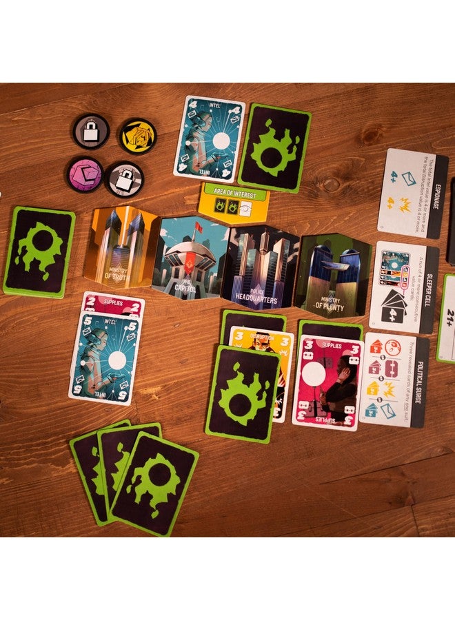 Pandasaurus Games Unrest Card Game - The Asymmetric Game of Rebellion and Control, Fun Family Game for Kids and Adults, Ages 10+, 2 Players, 10-20 Minute Playtime, Made by Pandasaurus Games - Image 2