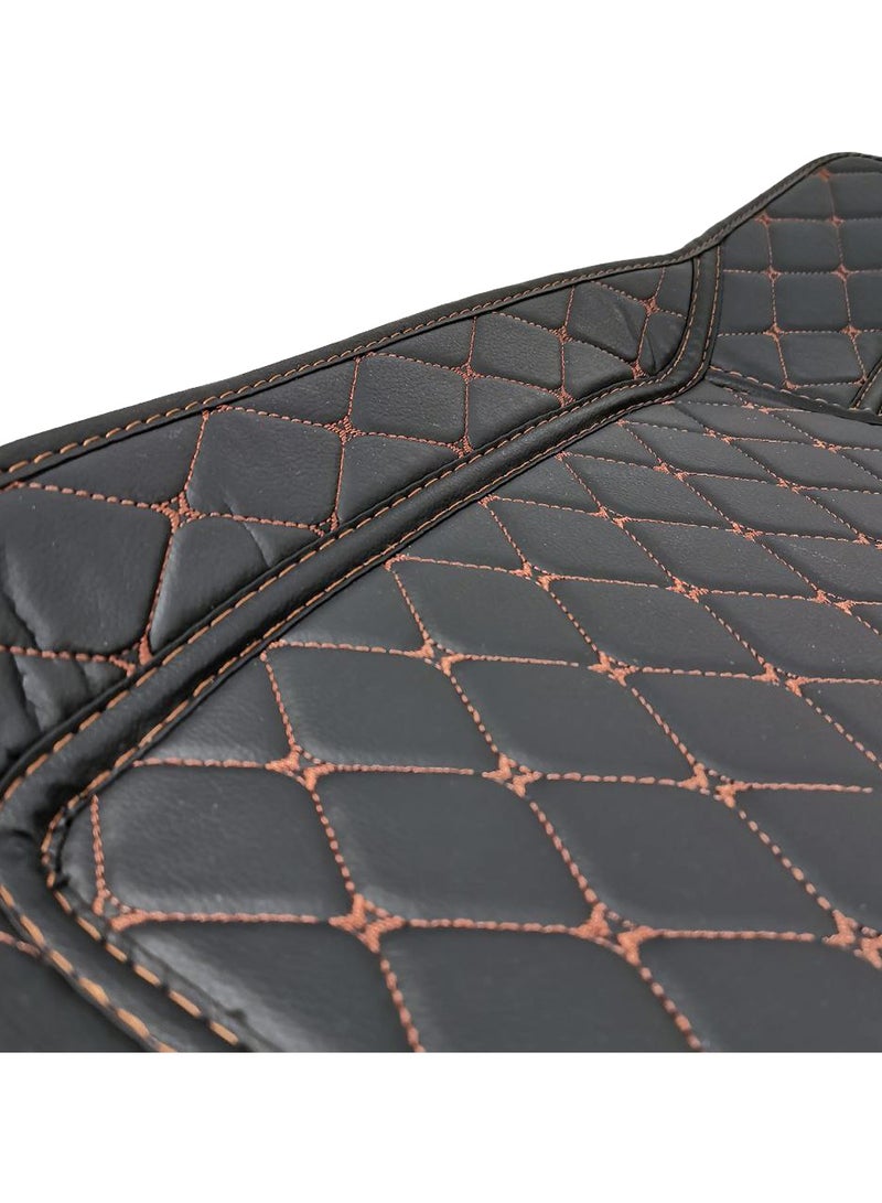 Generic Car Floor Mat 5Pcs Set Car 3D Mat Set Top Quality Contrast Stitching Mat Car Floor Mat  - Image 5