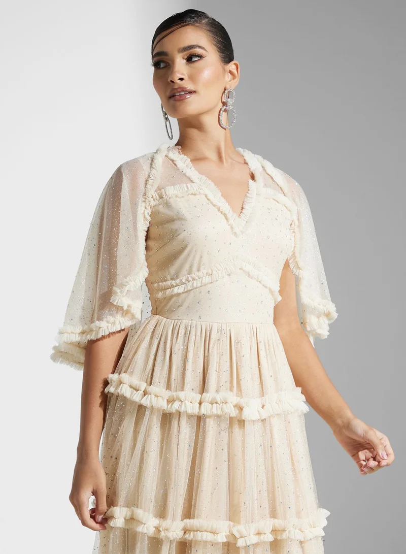 Golden Apple Tiered Tulle Dress