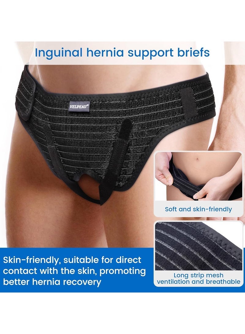 general Hernia Belt Truss for Men and Women - Hernia Support Brace for Single/Double Inguinal or Sports Hernia 2 Removable Compression Pads and Adjustable Groin Straps - Image 4