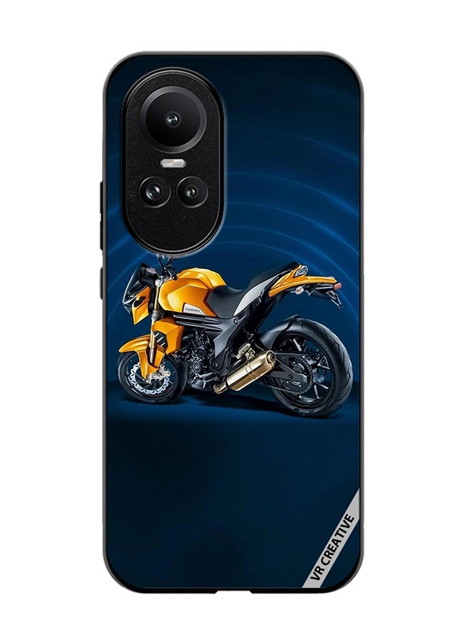 VR CREATIVE Protective Case Cover For Oppo Reno 10 Pro Bike Design Multicolour - Image 1