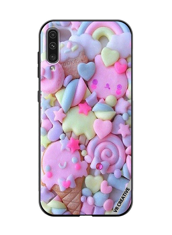 VR CREATIVE غطاء حماية لهاتف سامسونج جالاكسي A70/A70s تصميم كاواي ديكودن متعدد الألوان - Image 1