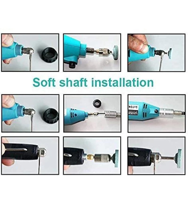 LT Multi Tool Die Grinder Rotary Tool Kit 180 W Mini Electric Drill Die Grinder 300 pcs Accessories Abrasive Power Tool Rotary Tool 32mm  - Image 3
