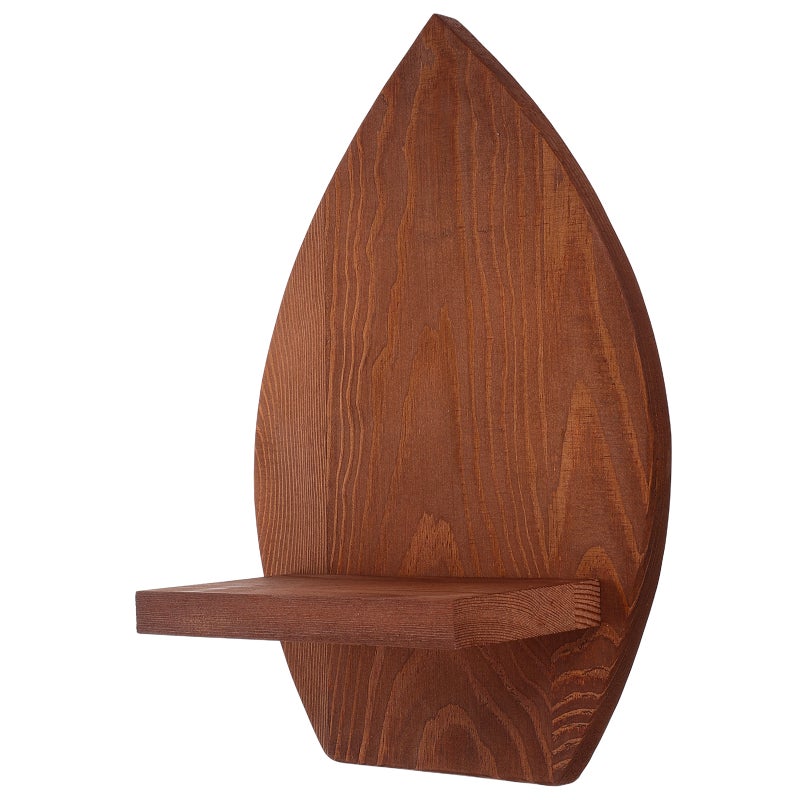 Wood Floating Shelves Rustic Wall Mounted Shelf Decorative Wall Shelf For Living Room Bedroom Kitchen Bathroom Office - Image 4