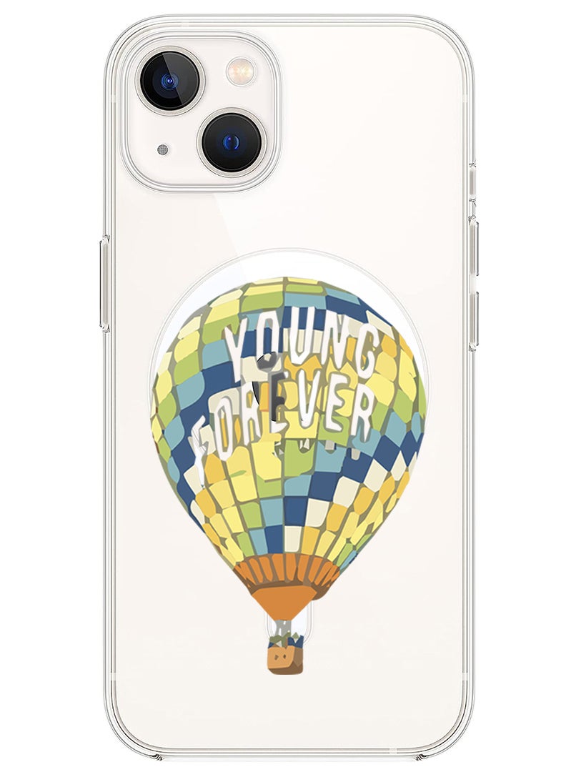 Theodor Magnetic Case for iPhone 14 Plus 6.7-inch Compatible with MagSafe Wireless Charging, Shockproof Phone Bumper Cover Young forever-01 - Image 1