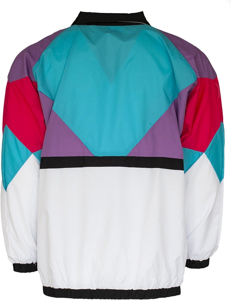 Funny Guy Mugs Retro Neon Windbreaker Jacket - 80s & 90s Style - Image 4