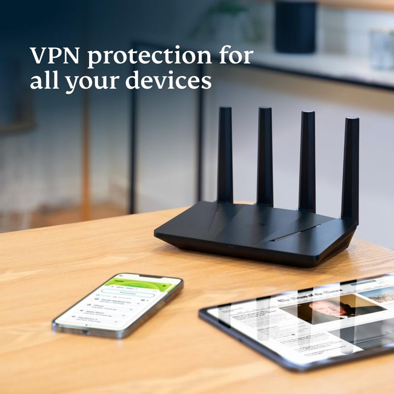 ExpressVPN Aircove | Wi-Fi 6 VPN Router for Home | Protect Unlimited Devices | Free 30-Day ExpressVPN Trial | International Version - Image 2