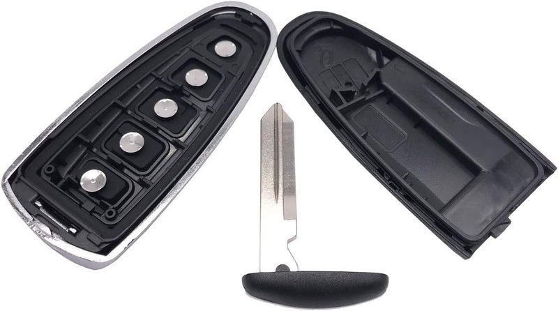 Rubik 5 Buttons Uncut key Cover for Ford Edge Escape Explorer Focus Flex Taurus Fusion Lincoln MKS MKT MKX CMX Navigator, Replacement Car Remote Control Key Fob Shell Case - Image 2