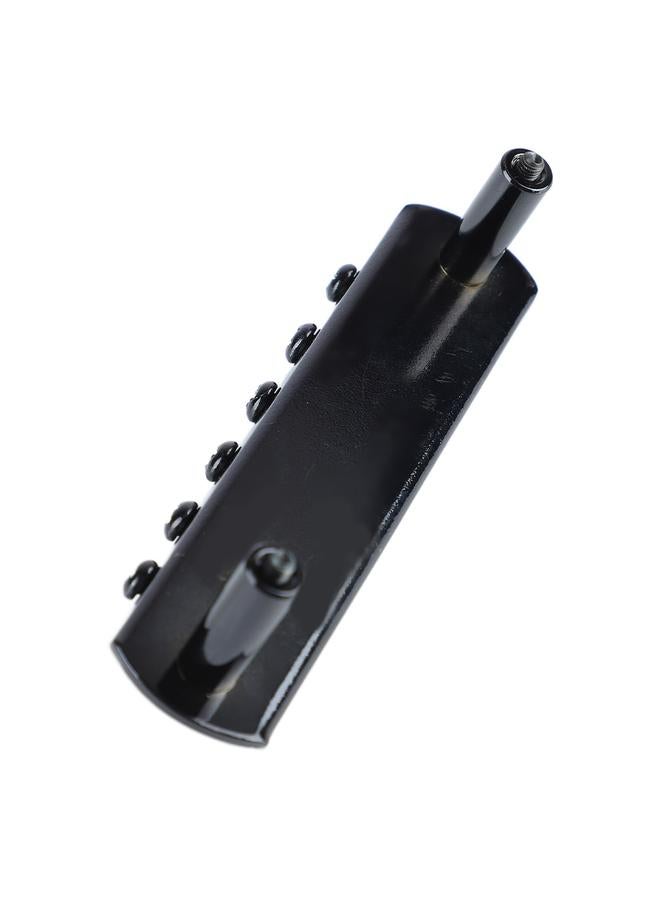 Electric Guitar Bridge with Tailpiece Roller Saddle Vibrational Transferring Guitar String Bridge for Jaguar