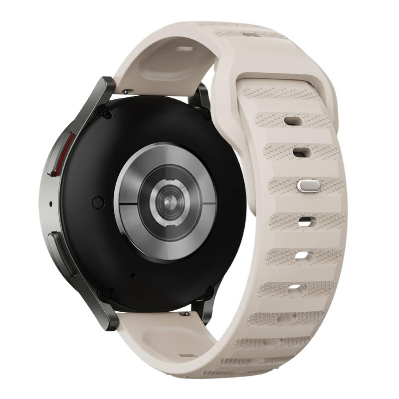 Adjustable Silicone Sport Smartwatch Band Compatible with Samsung Galaxy Watch 8 Classic with Fit Soft Strap and Quick Daily Replacement - Image 1