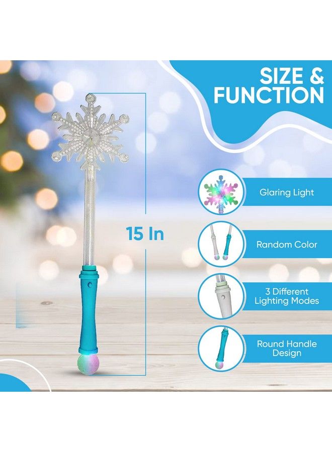 Sensory4u لعبة عصا الثلج المتلألئة LED - عبوة 2 للطفل - ملحق مثالي للأزياء للأميرات - Image 3