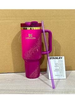 Stanley Quencher H2.0 FlowState Stainless Steel Vacuum Insulated Tumbler with Lid and Straw for Water, lced Tea or Coffee, Smoothie and More, 40 oz