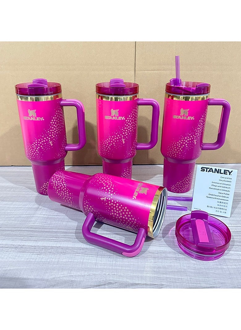 Stanley - Stanley Quencher H2.0 FlowState Stainless Steel Vacuum Insulated Tumbler with Lid and Straw for Water, lced Tea or Coffee, Smoothie and More, 40 oz - Image 1