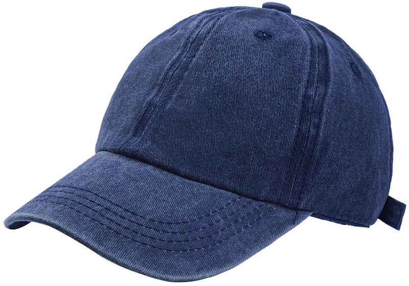 Eohak Kids DistresedWashed Baseball Hat Infant Toddler Baby Boy Girl Hats Distresed for 28 Years Navy